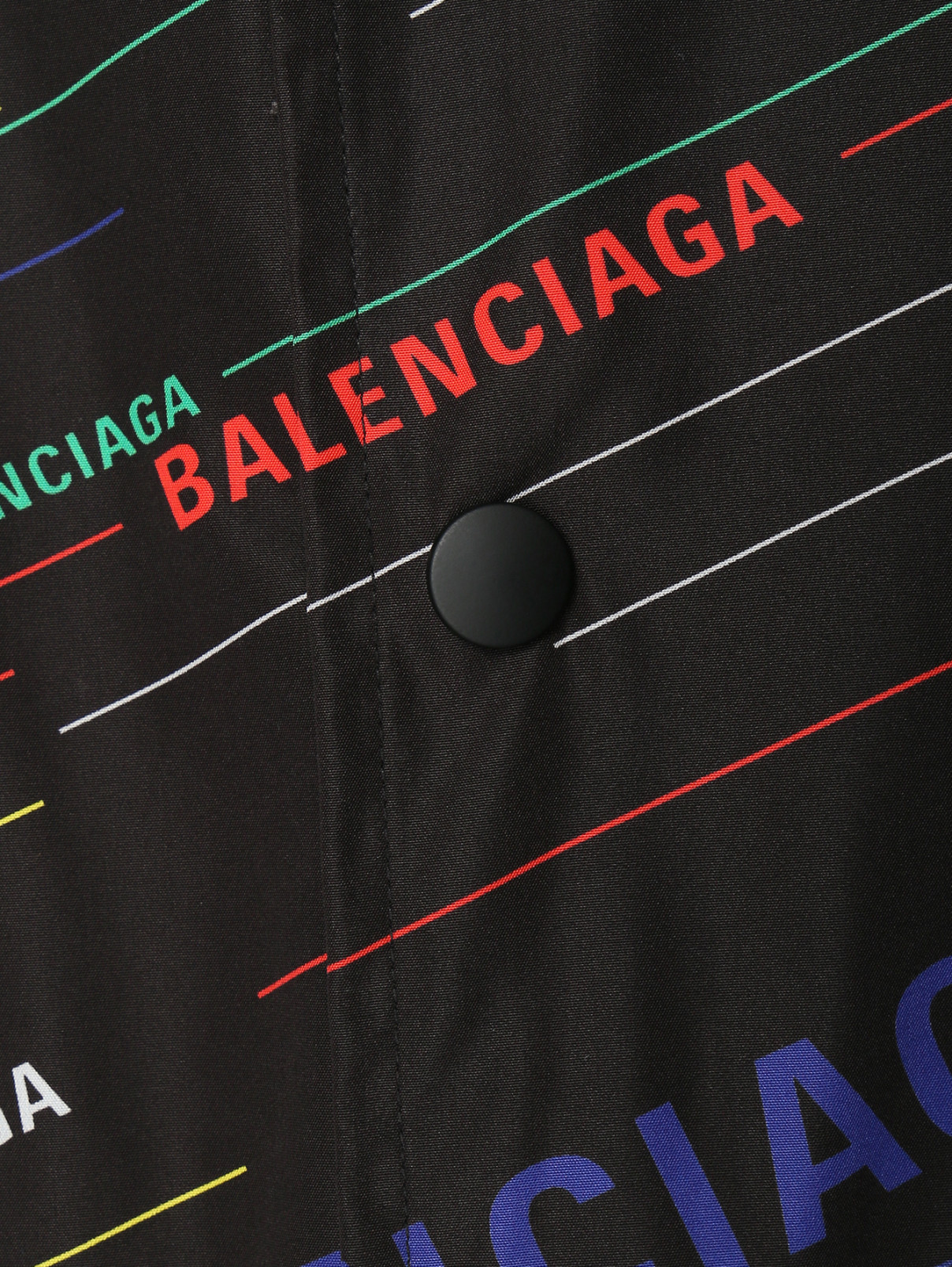Плащ с логотипом на кнопках Balenciaga  –  Деталь