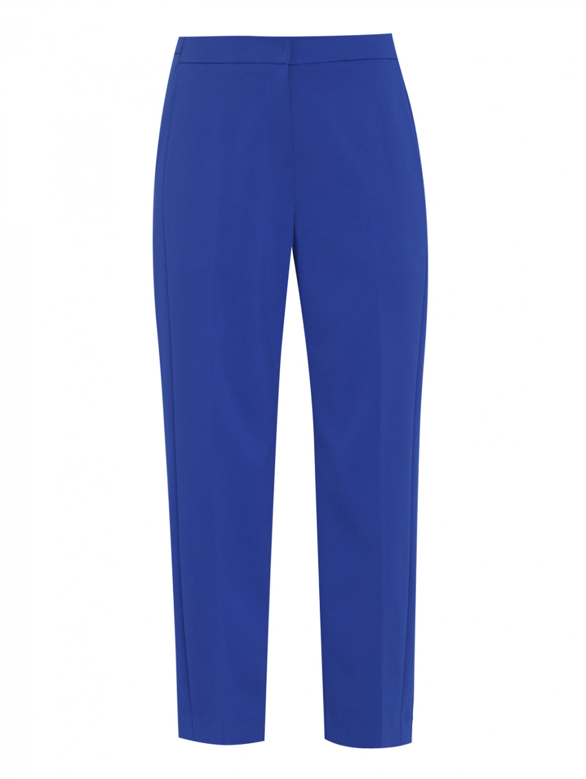 Укороченные брюки с карманами Sjyp  –  Общий вид  – Цвет:  Синий