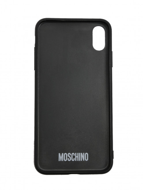 Чехол для IPhone 8 с узором  Moschino - Обтравка1