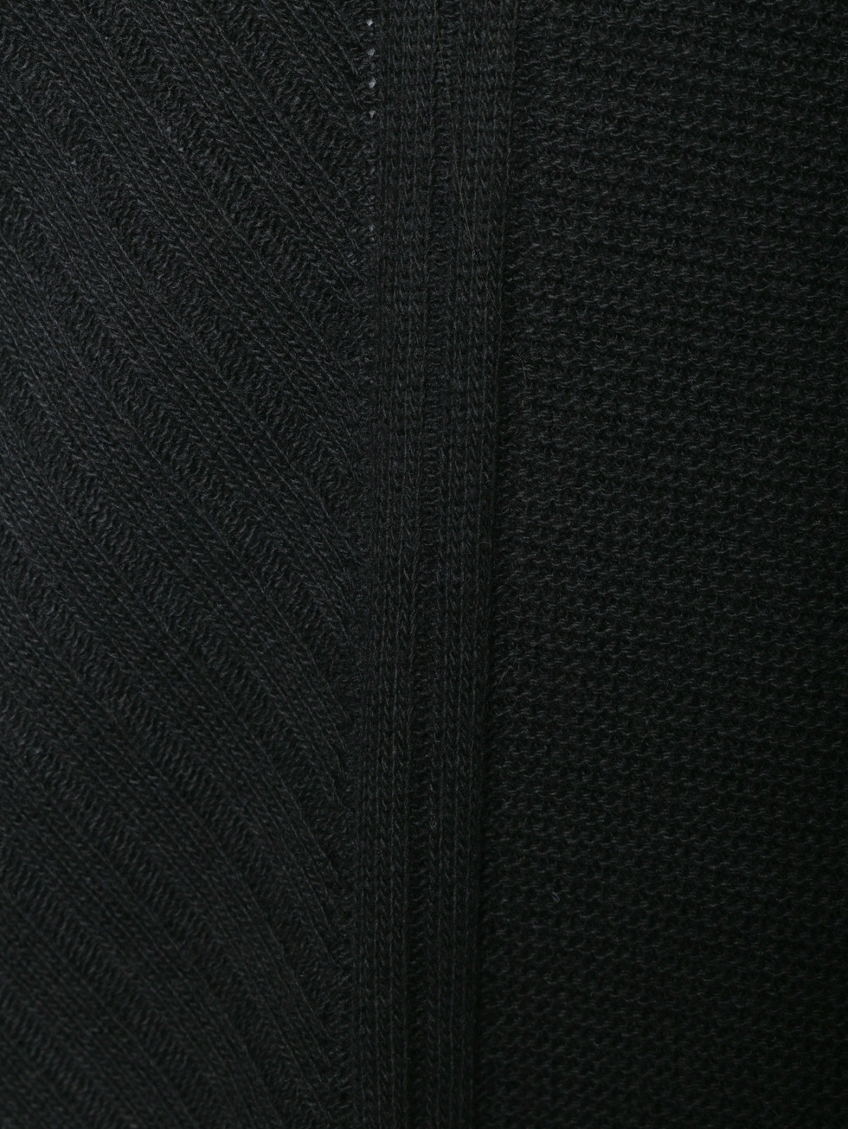 Джемпер фактурной вязки с длинными рукавами Marina Sport  –  Деталь  – Цвет:  Черный