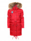 Пуховое пальто с капюшоном на молнии BOSCO  –  Общий вид