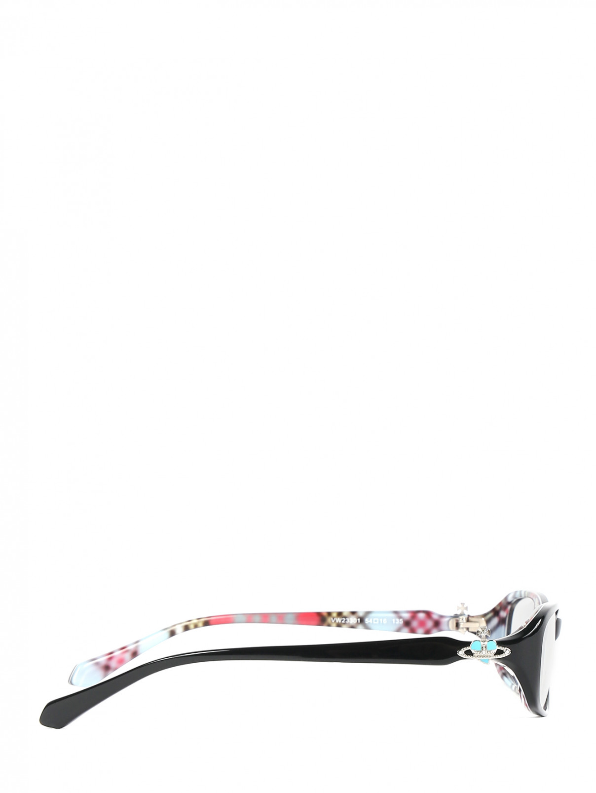 Оправа для очков из пластика с декором Vivienne Westwood  –  Обтравка2  – Цвет:  Мультиколор