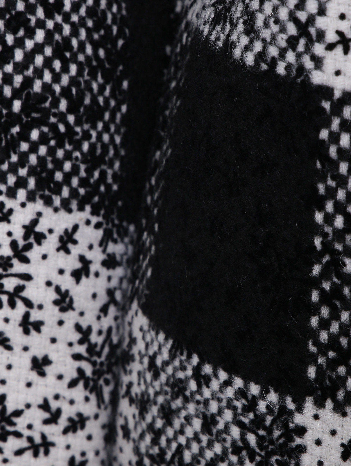 Пальто из смешанной ткани в клетку Ermanno Scervino Junior  –  Деталь  – Цвет:  Узор