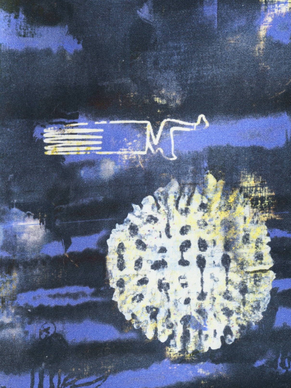 Юбка-миди из хлопка на широком поясе с узором Stella Jean  –  Деталь  – Цвет:  Узор
