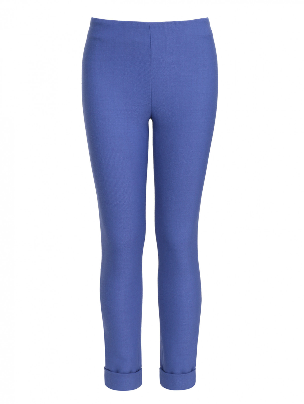 Узкие брюки с подворотами Twisty Parallel Universe  –  Общий вид  – Цвет:  Синий