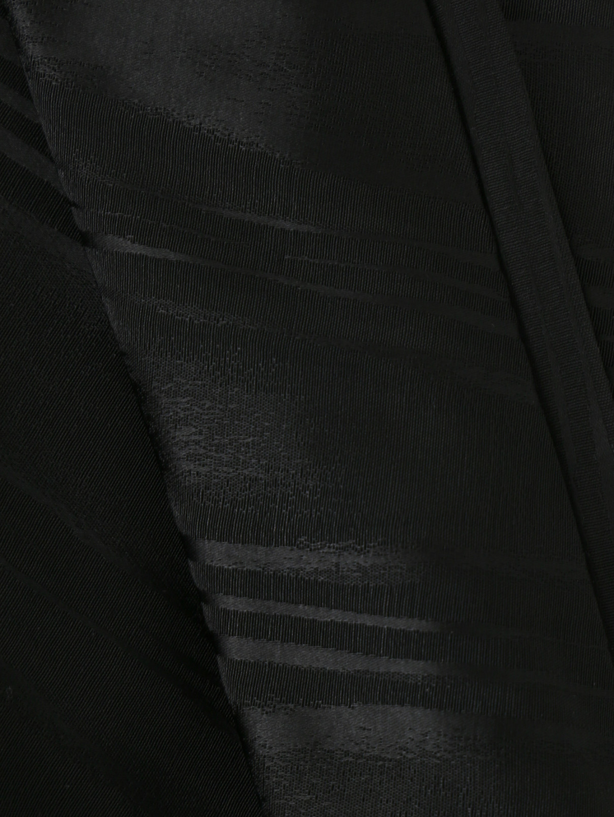 Брюки из шерсти с узором "полоска" BALMAIN  –  Деталь1  – Цвет:  Черный