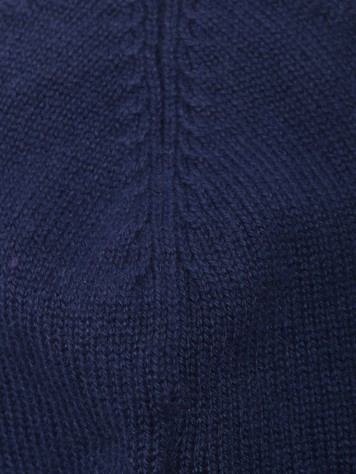 Шапка из кашемира на широкой резинке Malo  –  Деталь1  – Цвет:  Синий