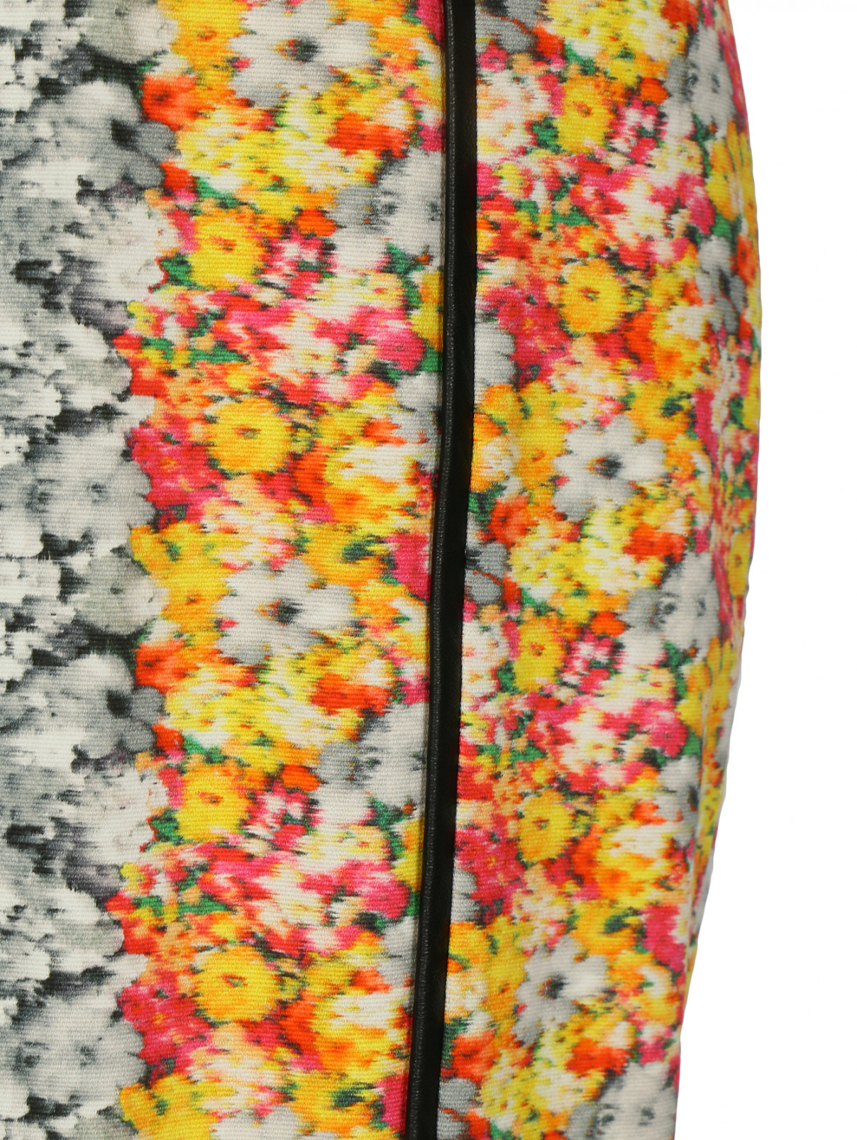 Платье-футляр с цветочным узором Yigal Azrouel  –  Деталь1  – Цвет:  Узор