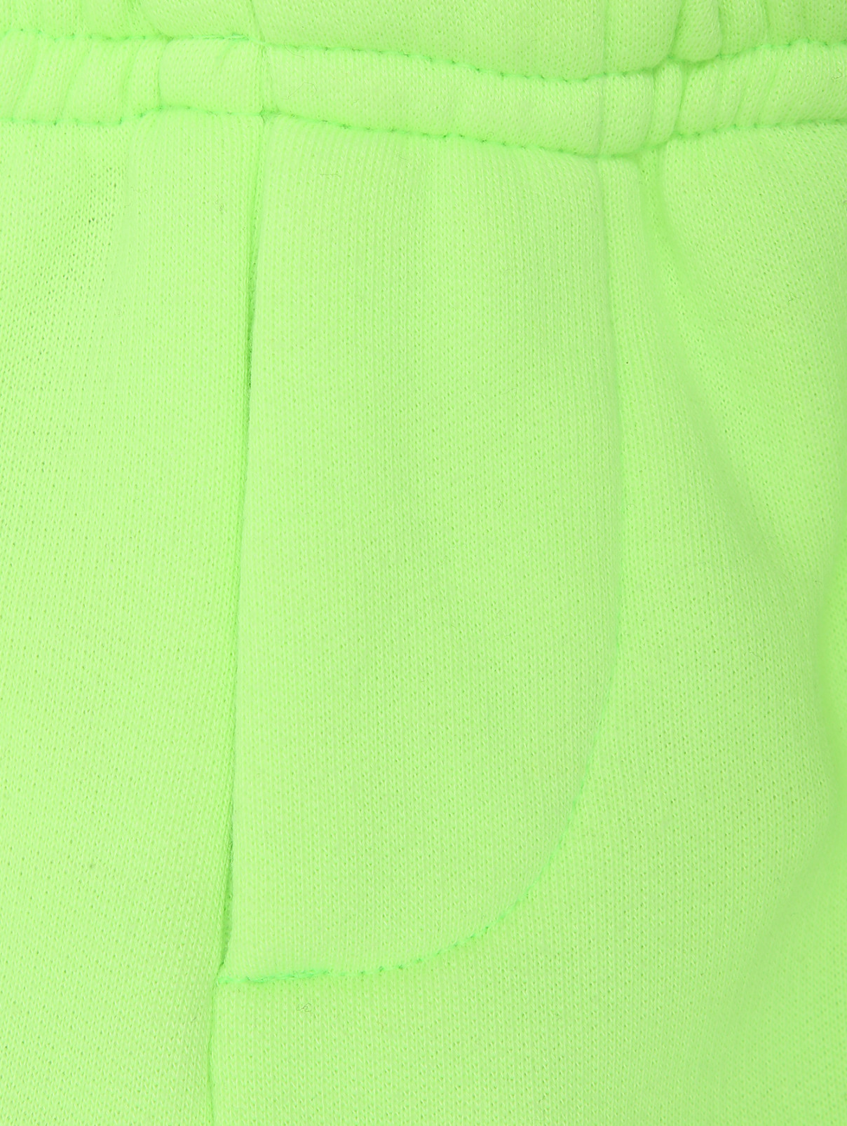 Шорты из хлопка на резинке EXINFINITAS  –  Деталь  – Цвет:  Зеленый