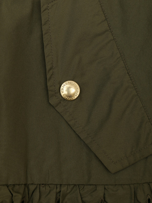 Куртка с вышивкой на молнии - Деталь