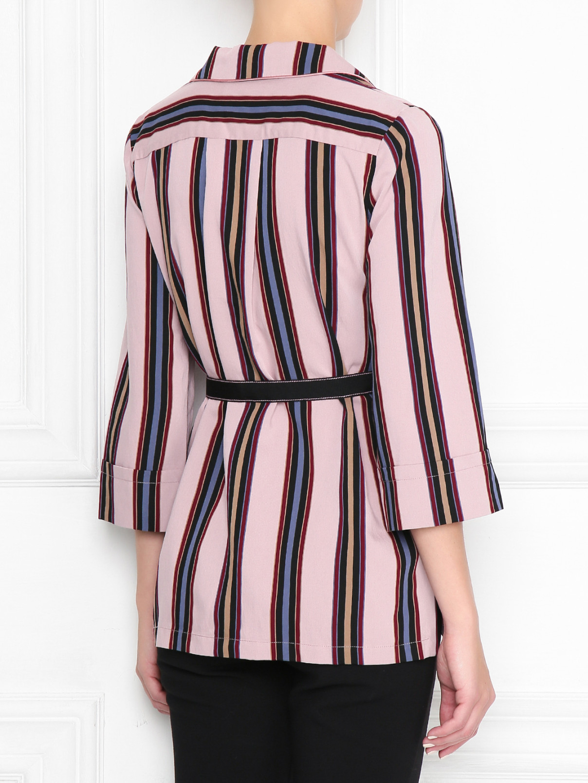 Блуза с узором "полоска" Beatrice .b  –  МодельВерхНиз1  – Цвет:  Розовый