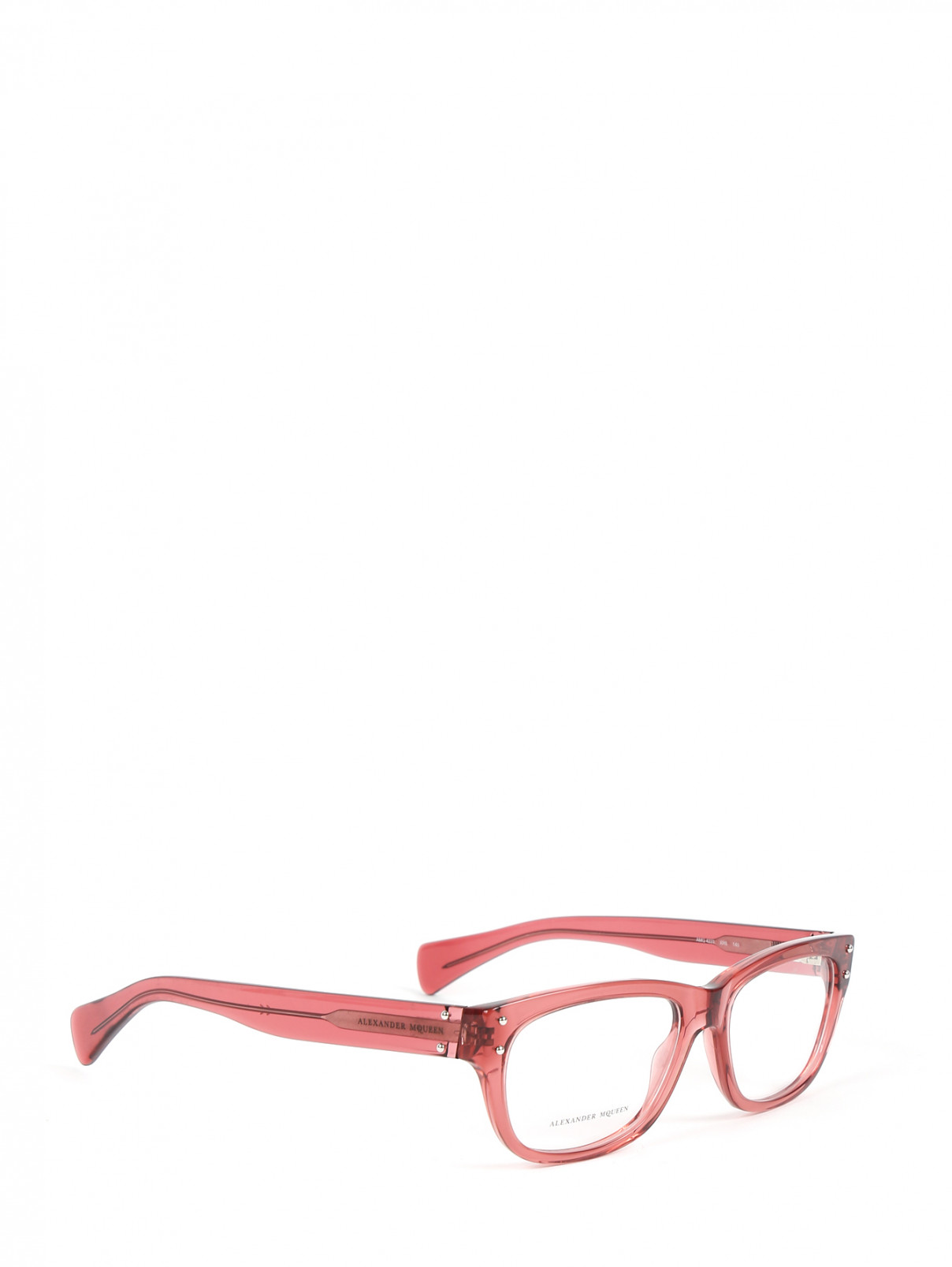 Оправа для очков из пластика MC Alexander McQueen  –  Обтравка1  – Цвет:  Розовый