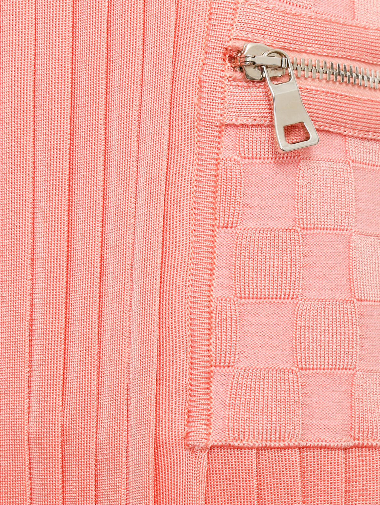 Юбка-макси с разрезом BALMAIN  –  Деталь  – Цвет:  Розовый
