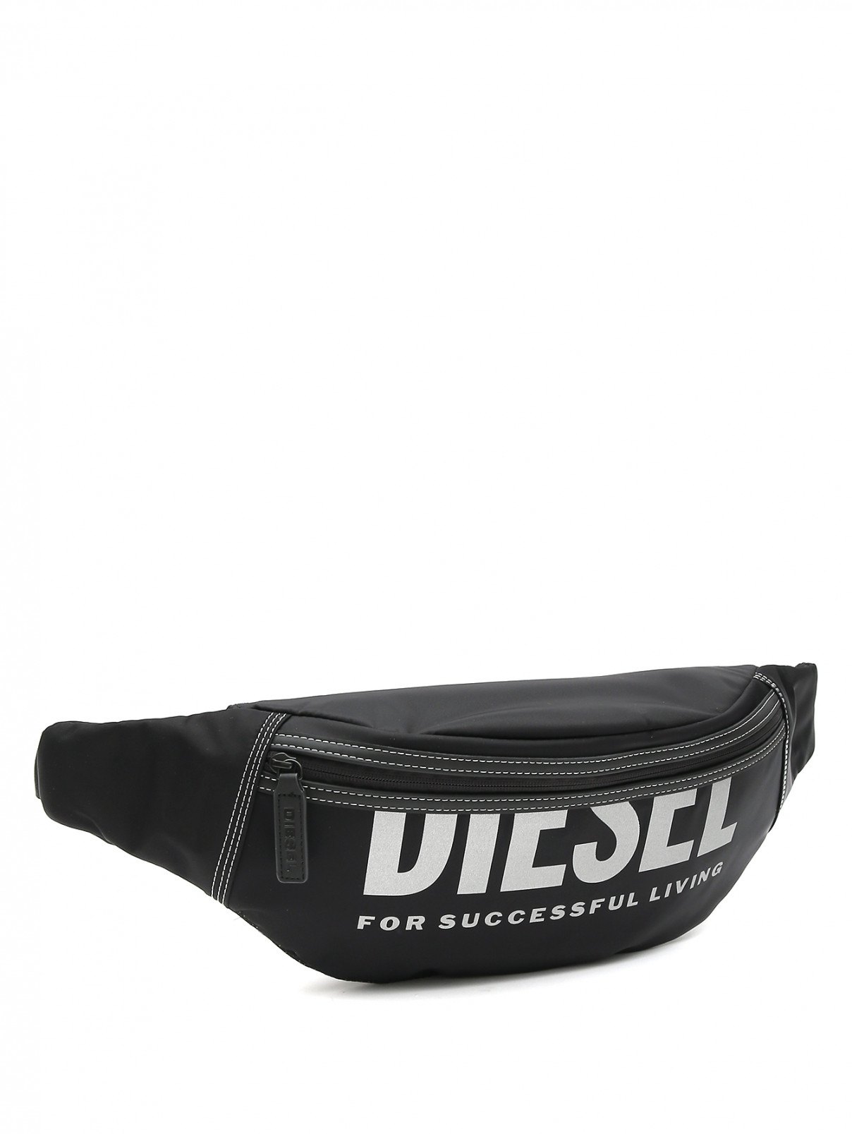 Поясная сумка с принтом Diesel  –  Обтравка1  – Цвет:  Черный
