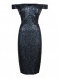 Платье-футляр декорированное пайетками Руж  –  Общий вид