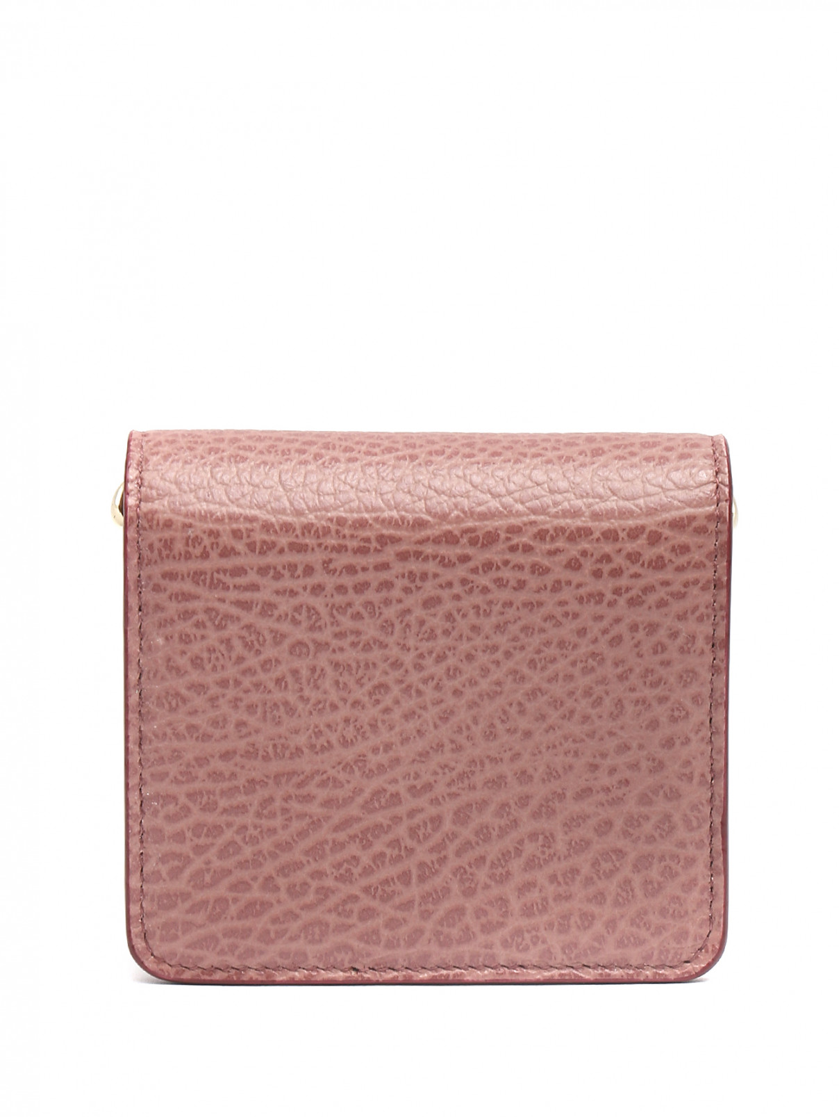 Мини-сумка из кожи на цепочке Maison Margiela  –  Обтравка2  – Цвет:  Красный