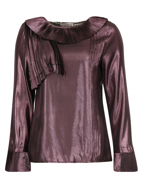 Блуза из смешанного шелка с декоративной отделкой  Matthew Williamson - Общий вид