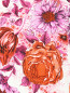 Свитшот из хлопка с цветочным принтом с бахромой Giamba  –  Деталь