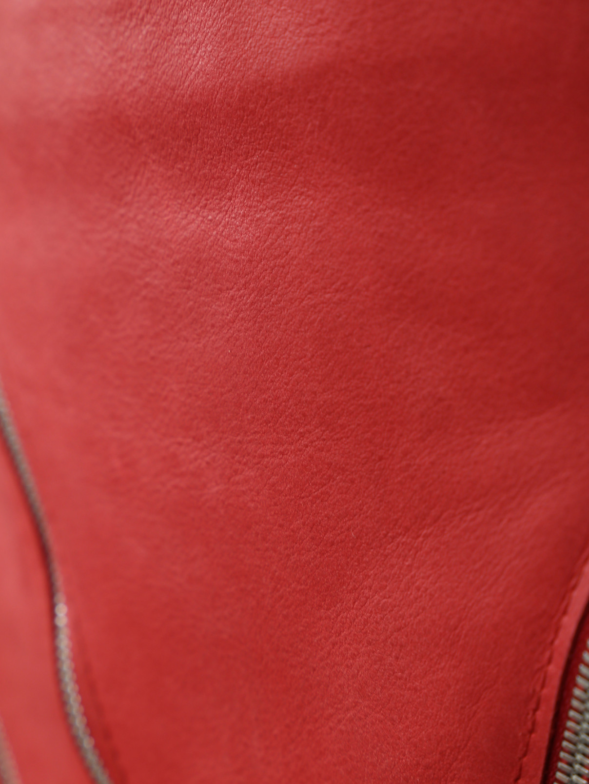 Юбка-мини декорированная молниями Jay Ahr  –  Деталь1  – Цвет:  Красный